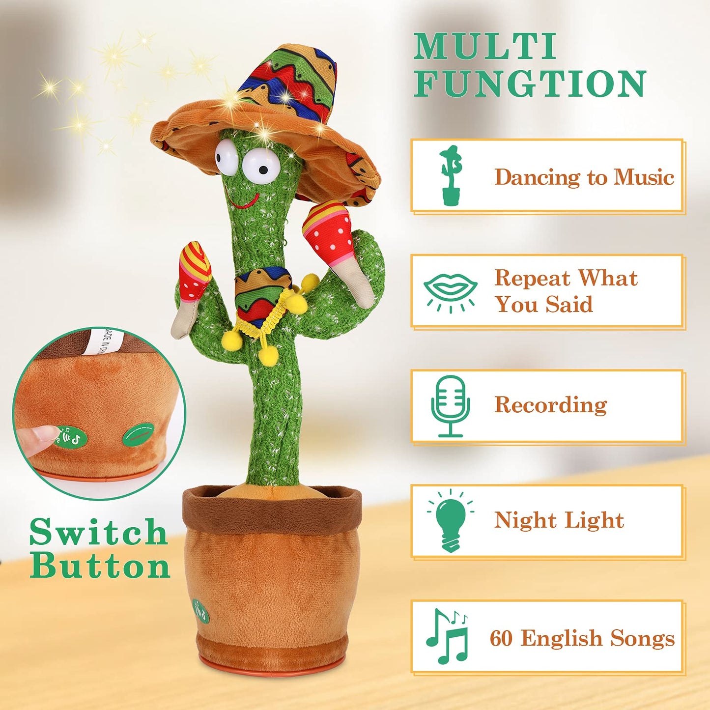 Cactus Musical™ Bailarín USB